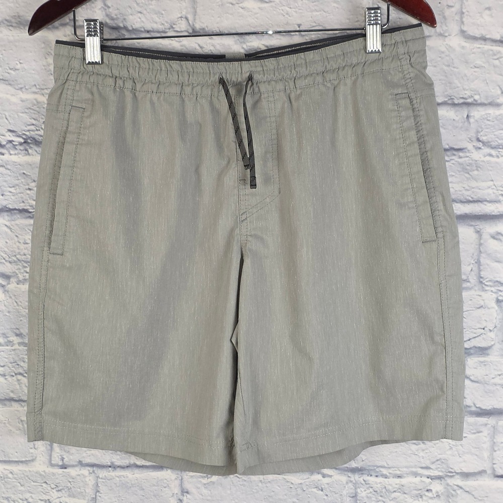 KUHL Men Getaway Performance Shorts Gray Hemp Blend Stretch Style 5251 Sz Medium